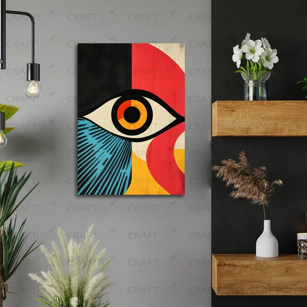 Craftnest_Reflection_Modern_Art_Wall_Hanging_Frame_Painting_For_Living_Room_Large_Size_With_Frames_For_Home_Office_Engineered_Wood_Base_Canvas_Print_Wall_Decor_Bedroom_Gift