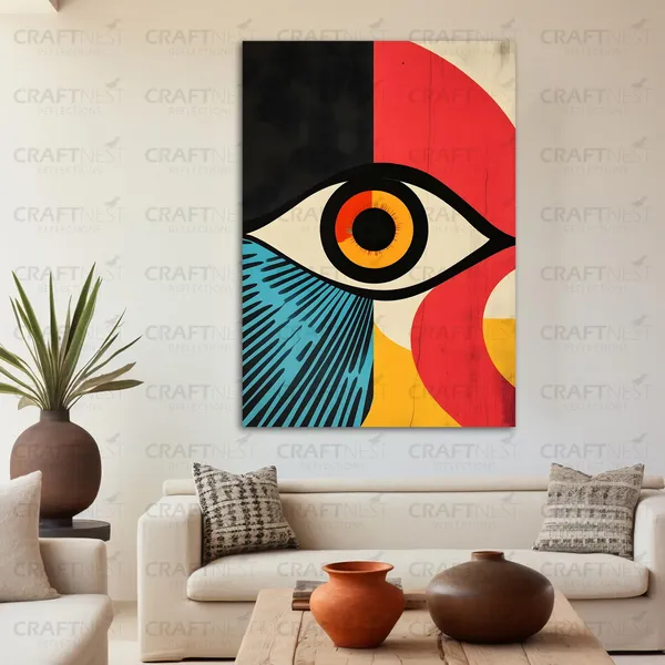 Craftnest_Reflection_Modern_Art_Wall_Hanging_Frame_Painting_For_Living_Room_Large_Size_With_Frames_For_Home_Office_Engineered_Wood_Base_Canvas_Print_Wall_Decor_Bedroom_Gift