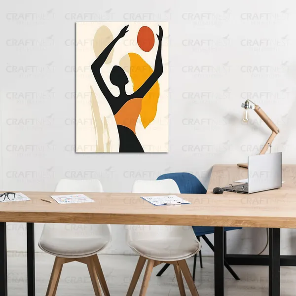 Craftnest_Reflection_Modern_Art_Wall_Hanging_Frame_Painting_For_Living_Room_Large_Size_With_Frames_For_Home_Office_Engineered_Wood_Base_Canvas_Print_Wall_Decor_Bedroom_Gift