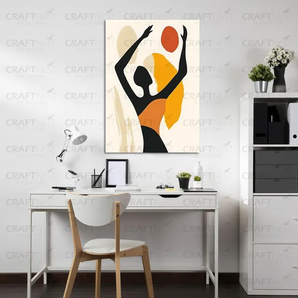 Craftnest_Reflection_Modern_Art_Wall_Hanging_Frame_Painting_For_Living_Room_Large_Size_With_Frames_For_Home_Office_Engineered_Wood_Base_Canvas_Print_Wall_Decor_Bedroom_Gift