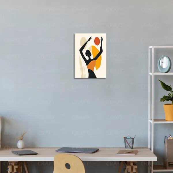 Craftnest_Reflections_Modern_Art_Wall_Hanging_Frame_-_30X20_Cm_Painting_For_Living_Room_Large_Size_With_Frames_For_Home,_Office_|_Engineered_Wood_Base_Canvas_Print_Wall_Decor_A4_Size_|_Bedroom,_Gift