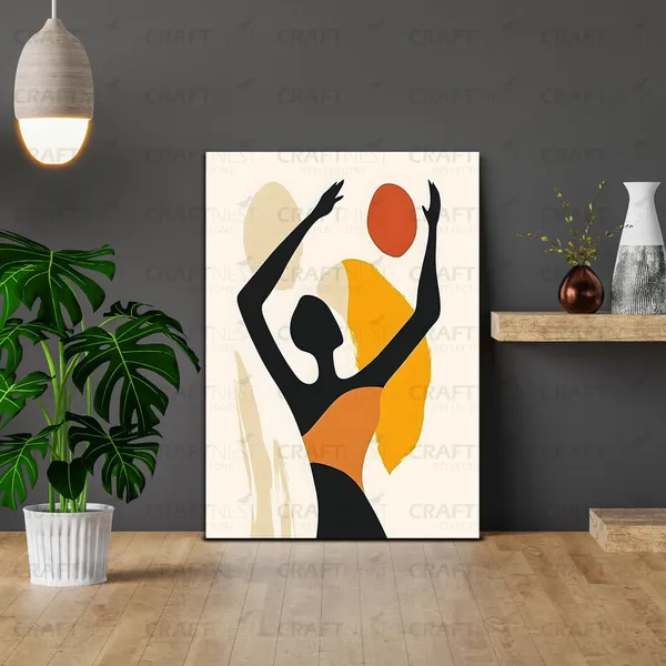 Craftnest_Reflection_Modern_Art_Wall_Hanging_Frame_Painting_For_Living_Room_Large_Size_With_Frames_For_Home_Office_Engineered_Wood_Base_Canvas_Print_Wall_Decor_Bedroom_Gift