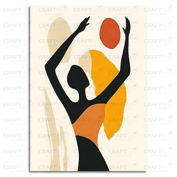 Craftnest_Reflection_Modern_Art_Wall_Hanging_Frame_Painting_For_Living_Room_Large_Size_With_Frames_For_Home_Office_Engineered_Wood_Base_Canvas_Print_Wall_Decor_Bedroom_Gift