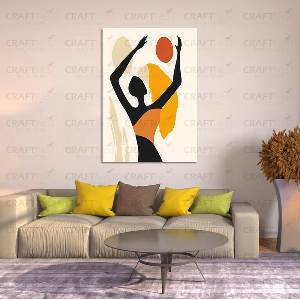 Craftnest_Reflection_Modern_Art_Wall_Hanging_Frame_Painting_For_Living_Room_Large_Size_With_Frames_For_Home_Office_Engineered_Wood_Base_Canvas_Print_Wall_Decor_Bedroom_Gift