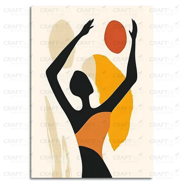 Craftnest_Reflection_Modern_Art_Wall_Hanging_Frame_Painting_For_Living_Room_Large_Size_With_Frames_For_Home_Office_Engineered_Wood_Base_Canvas_Print_Wall_Decor_Bedroom_Gift