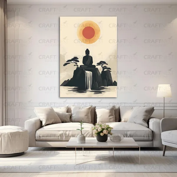 Craftnest_Reflection_Modern_Art_Wall_Hanging_Frame_Painting_For_Living_Room_Large_Size_With_Frames_For_Home_Office_Engineered_Wood_Base_Canvas_Print_Wall_Decor_Bedroom_Gift