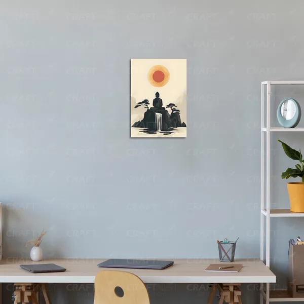 Craftnest_Reflections_Modern_Art_Wall_Hanging_Frame_-_30X20_Cm_Painting_For_Living_Room_Large_Size_With_Frames_For_Home,_Office_|_Engineered_Wood_Base_Canvas_Print_Wall_Decor_A4_Size_|_Bedroom,_Gift