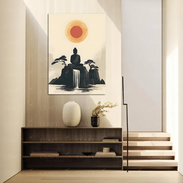 Craftnest_Reflection_Modern_Art_Wall_Hanging_Frame_Painting_For_Living_Room_Large_Size_With_Frames_For_Home_Office_Engineered_Wood_Base_Canvas_Print_Wall_Decor_Bedroom_Gift