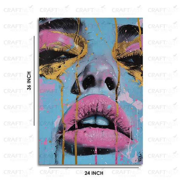 Craftnest_Reflections_Aesthetic_Look_Wall_Decor_91X60_Cm_Frame_-_Pop_Art_Engineered_Wood_Base_Canvas_Print_|_24X36_In_Trendy_Painting_For_Wall_Decoration_|_Premium_Art_For_Home,_Room,_Gaming_Room