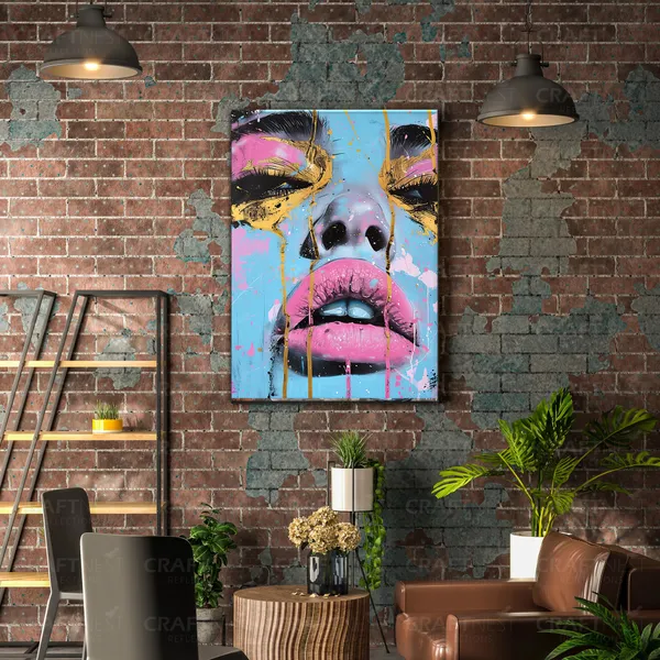 Craftnest_Reflections_Aesthetic_Look_Wall_Decor_42X30_Cm_Frame_-_Pop_Art_Engineered_Wood_Base_Canvas_Print_|_A3_Size_Trendy_Painting_For_Wall_Decoration_|_Premium_Art_For_Home,_Room,_Gaming_Room
