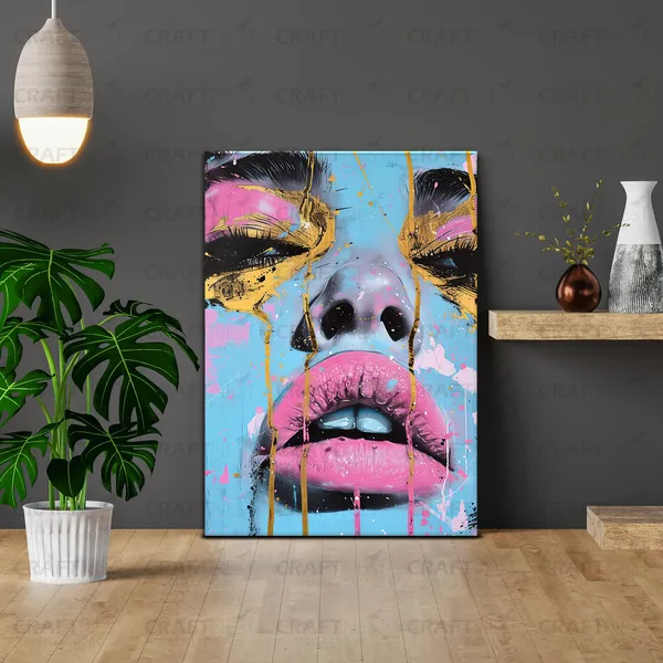 Craftnest_Reflections_Aesthetic_Look_Wall_Decor_42X30_Cm_Frame_-_Pop_Art_Engineered_Wood_Base_Canvas_Print_|_A3_Size_Trendy_Painting_For_Wall_Decoration_|_Premium_Art_For_Home,_Room,_Gaming_Room