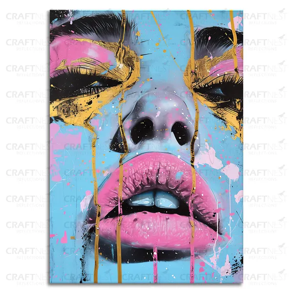 Craftnest_Reflections_Aesthetic_Look_Wall_Decor_60X50_Cm_Frame_-_Pop_Art_Engineered_Wood_Base_Canvas_Print_|_20X24_In_Trendy_Painting_For_Wall_Decoration_|_Premium_Art_For_Home,_Room,_Gaming_Room