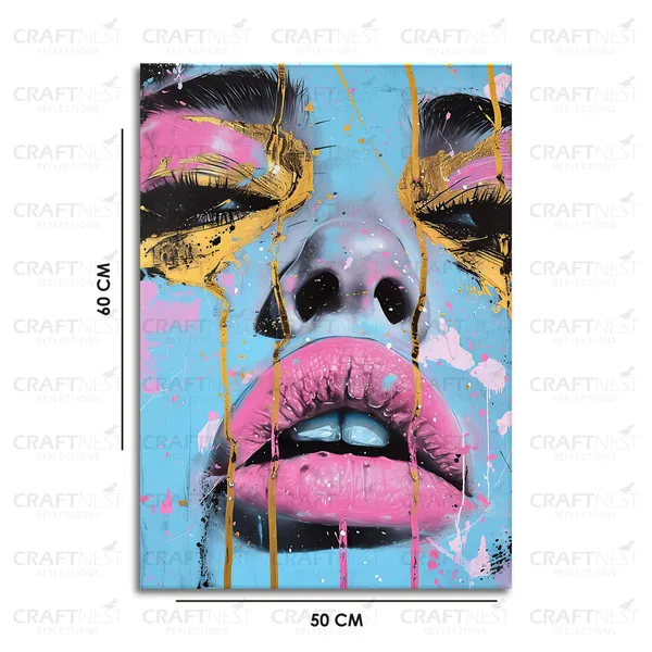 Craftnest_Reflections_Aesthetic_Look_Wall_Decor_60X50_Cm_Frame_-_Pop_Art_Engineered_Wood_Base_Canvas_Print_|_20X24_In_Trendy_Painting_For_Wall_Decoration_|_Premium_Art_For_Home,_Room,_Gaming_Room
