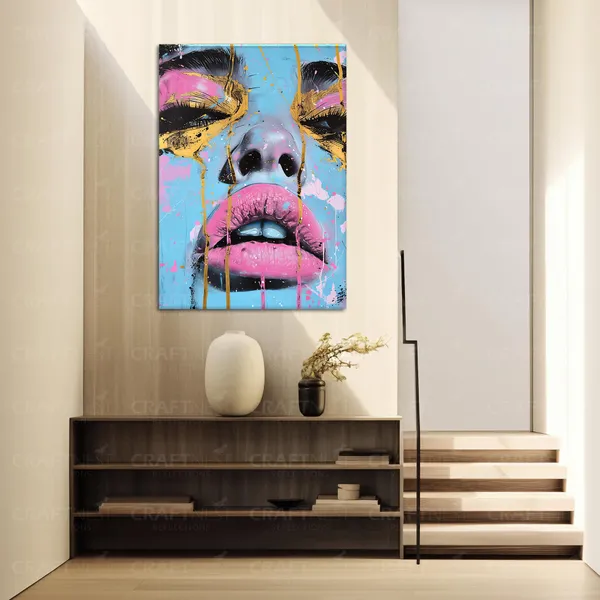 Craftnest_Reflections_Aesthetic_Look_Wall_Decor_60X50_Cm_Frame_-_Pop_Art_Engineered_Wood_Base_Canvas_Print_|_20X24_In_Trendy_Painting_For_Wall_Decoration_|_Premium_Art_For_Home,_Room,_Gaming_Room