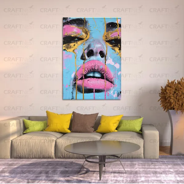 Craftnest_Reflections_Aesthetic_Look_Wall_Decor_60X50_Cm_Frame_-_Pop_Art_Engineered_Wood_Base_Canvas_Print_|_20X24_In_Trendy_Painting_For_Wall_Decoration_|_Premium_Art_For_Home,_Room,_Gaming_Room
