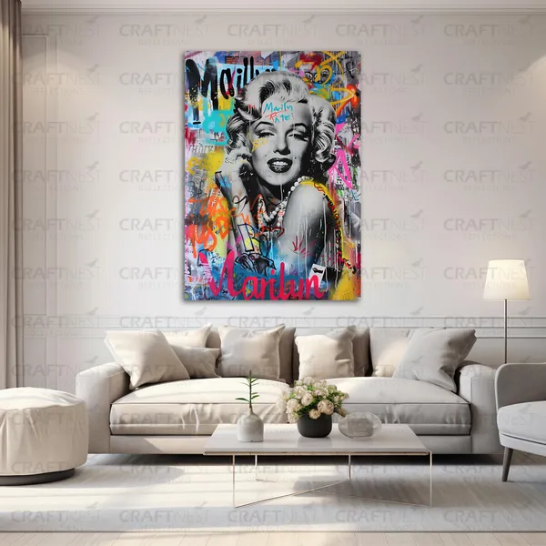 Craftnest_Reflections_Aesthetic_Look_Wall_Decor_91X60_Cm_Frame_-_Pop_Art_Engineered_Wood_Base_Canvas_Print_|_24X36_In_Trendy_Painting_For_Wall_Decoration_|_Premium_Art_For_Home,_Room,_Gaming_Room