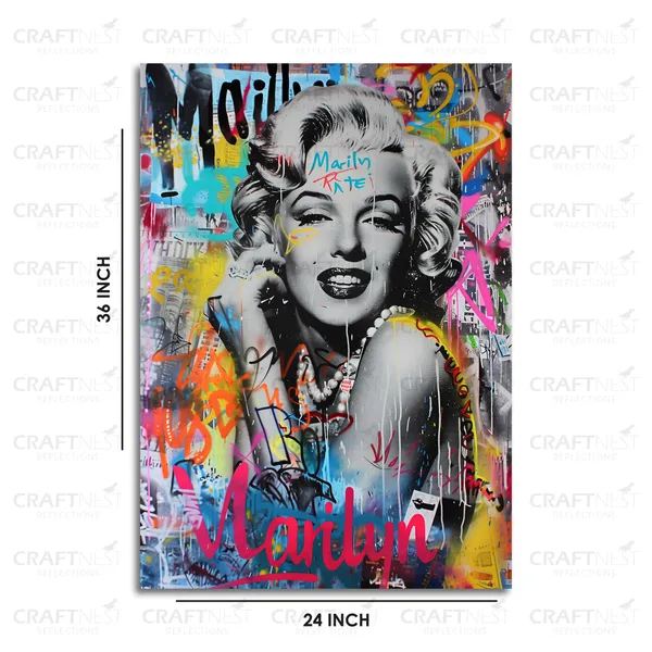 Craftnest_Reflections_Aesthetic_Look_Wall_Decor_91X60_Cm_Frame_-_Pop_Art_Engineered_Wood_Base_Canvas_Print_|_24X36_In_Trendy_Painting_For_Wall_Decoration_|_Premium_Art_For_Home,_Room,_Gaming_Room