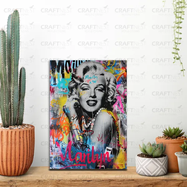 Craftnest_Reflections_Aesthetic_Look_Wall_Decor_30X20_Cm_Frame_-_Pop_Art_Engineered_Wood_Base_Canvas_Print_|_A4_Size_Trendy_Painting_For_Wall_Decoration_|_Premium_Art_For_Home,_Room,_Gaming_Room