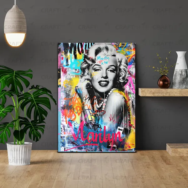 Craftnest_Reflections_Aesthetic_Look_Wall_Decor_42X30_Cm_Frame_-_Pop_Art_Engineered_Wood_Base_Canvas_Print_|_A3_Size_Trendy_Painting_For_Wall_Decoration_|_Premium_Art_For_Home,_Room,_Gaming_Room