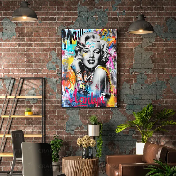 Craftnest_Reflections_Aesthetic_Look_Wall_Decor_42X30_Cm_Frame_-_Pop_Art_Engineered_Wood_Base_Canvas_Print_|_A3_Size_Trendy_Painting_For_Wall_Decoration_|_Premium_Art_For_Home,_Room,_Gaming_Room