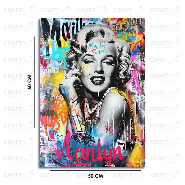 Craftnest_Reflections_Aesthetic_Look_Wall_Decor_60X50_Cm_Frame_-_Pop_Art_Engineered_Wood_Base_Canvas_Print_|_20X24_In_Trendy_Painting_For_Wall_Decoration_|_Premium_Art_For_Home,_Room,_Gaming_Room