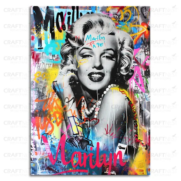 Craftnest_Reflections_Aesthetic_Look_Wall_Decor_60X50_Cm_Frame_-_Pop_Art_Engineered_Wood_Base_Canvas_Print_|_20X24_In_Trendy_Painting_For_Wall_Decoration_|_Premium_Art_For_Home,_Room,_Gaming_Room