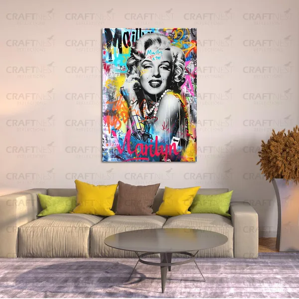 Craftnest_Reflections_Aesthetic_Look_Wall_Decor_60X50_Cm_Frame_-_Pop_Art_Engineered_Wood_Base_Canvas_Print_|_20X24_In_Trendy_Painting_For_Wall_Decoration_|_Premium_Art_For_Home,_Room,_Gaming_Room