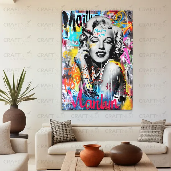 Craftnest_Reflections_Aesthetic_Look_Wall_Decor_60X50_Cm_Frame_-_Pop_Art_Engineered_Wood_Base_Canvas_Print_|_20X24_In_Trendy_Painting_For_Wall_Decoration_|_Premium_Art_For_Home,_Room,_Gaming_Room