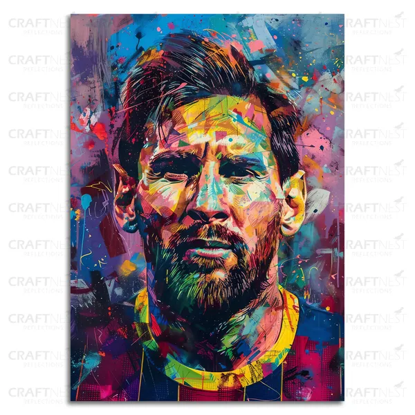Craftnest_Reflections_Aesthetic_Look_Wall_Decor_30X20_Cm_Frame_-_Pop_Art_Engineered_Wood_Base_Canvas_Print_|_A4_Size_Trendy_Painting_For_Wall_Decoration_|_Premium_Art_For_Home,_Room,_Gaming_Room