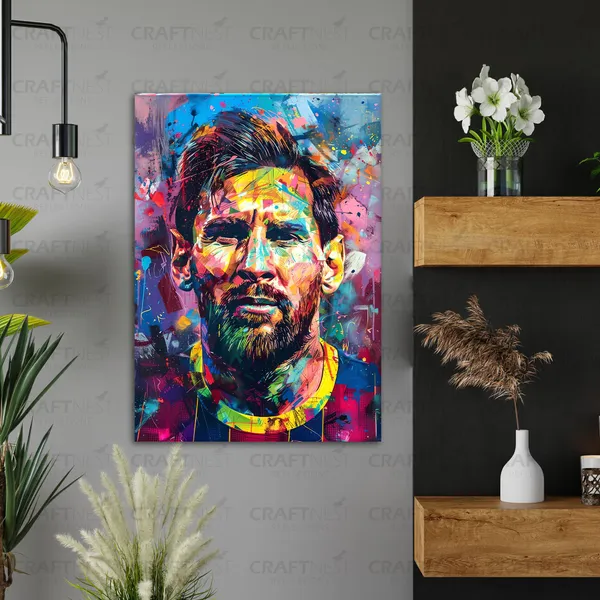 Craftnest_Reflections_Aesthetic_Look_Wall_Decor_42X30_Cm_Frame_-_Pop_Art_Engineered_Wood_Base_Canvas_Print_|_A3_Size_Trendy_Painting_For_Wall_Decoration_|_Premium_Art_For_Home,_Room,_Gaming_Room