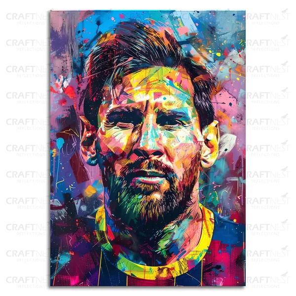 Craftnest_Reflections_Aesthetic_Look_Wall_Decor_42X30_Cm_Frame_-_Pop_Art_Engineered_Wood_Base_Canvas_Print_|_A3_Size_Trendy_Painting_For_Wall_Decoration_|_Premium_Art_For_Home,_Room,_Gaming_Room