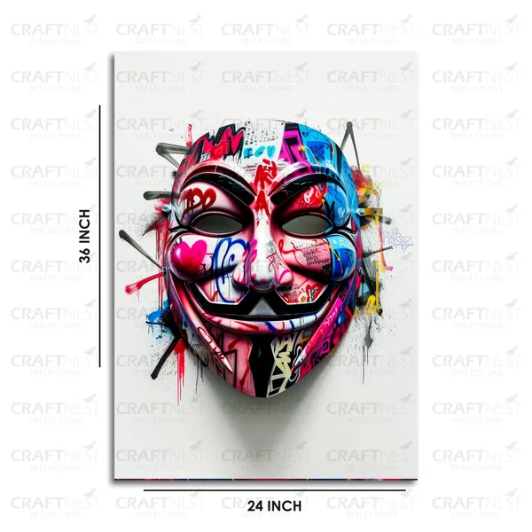 Craftnest_Reflections_Aesthetic_Look_Wall_Decor_91X60_Cm_Frame_-_Pop_Art_Engineered_Wood_Base_Canvas_Print_|_24X36_In_Trendy_Painting_For_Wall_Decoration_|_Premium_Art_For_Home,_Room,_Gaming_Room