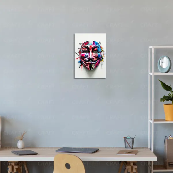Craftnest_Reflections_Aesthetic_Look_Wall_Decor_30X20_Cm_Frame_-_Pop_Art_Engineered_Wood_Base_Canvas_Print_|_A4_Size_Trendy_Painting_For_Wall_Decoration_|_Premium_Art_For_Home,_Room,_Gaming_Room