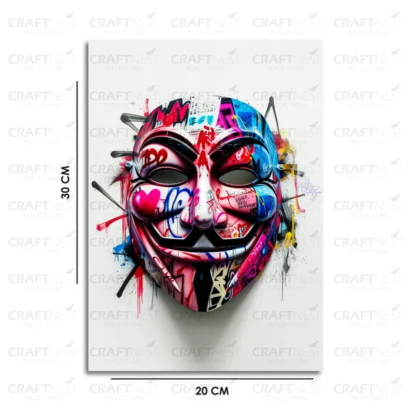 Craftnest_Reflections_Aesthetic_Look_Wall_Decor_30X20_Cm_Frame_-_Pop_Art_Engineered_Wood_Base_Canvas_Print_|_A4_Size_Trendy_Painting_For_Wall_Decoration_|_Premium_Art_For_Home,_Room,_Gaming_Room