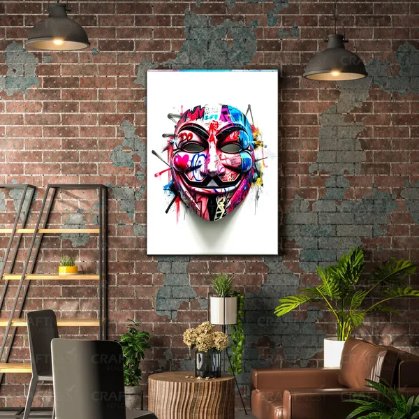 Craftnest_Reflections_Aesthetic_Look_Wall_Decor_42X30_Cm_Frame_-_Pop_Art_Engineered_Wood_Base_Canvas_Print_|_A3_Size_Trendy_Painting_For_Wall_Decoration_|_Premium_Art_For_Home,_Room,_Gaming_Room