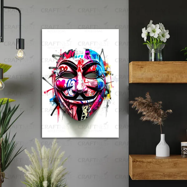 Craftnest_Reflections_Aesthetic_Look_Wall_Decor_42X30_Cm_Frame_-_Pop_Art_Engineered_Wood_Base_Canvas_Print_|_A3_Size_Trendy_Painting_For_Wall_Decoration_|_Premium_Art_For_Home,_Room,_Gaming_Room