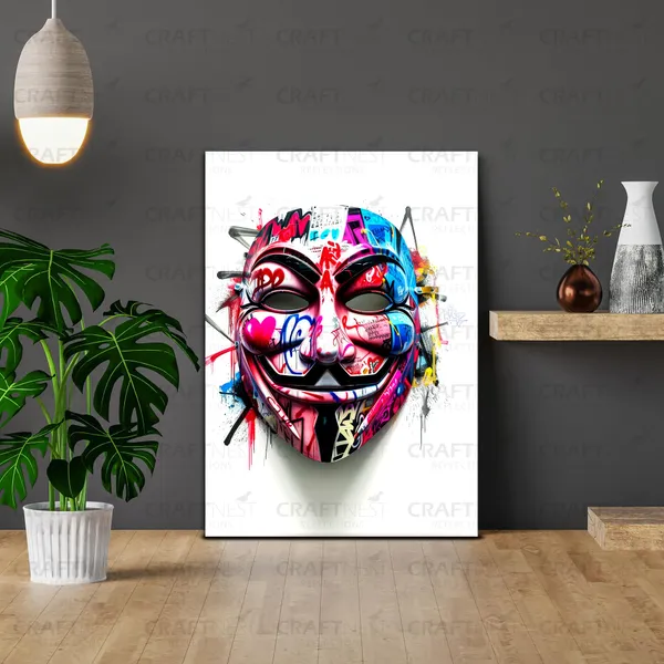 Craftnest_Reflections_Aesthetic_Look_Wall_Decor_42X30_Cm_Frame_-_Pop_Art_Engineered_Wood_Base_Canvas_Print_|_A3_Size_Trendy_Painting_For_Wall_Decoration_|_Premium_Art_For_Home,_Room,_Gaming_Room