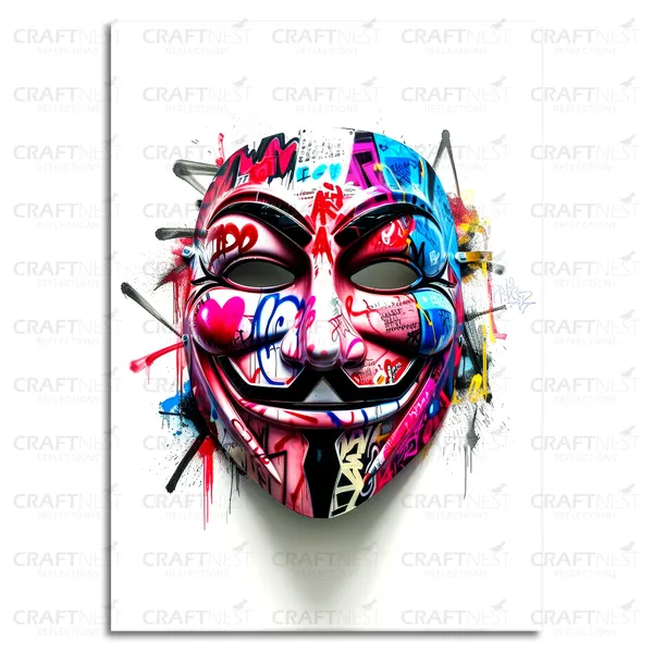 Craftnest_Reflections_Aesthetic_Look_Wall_Decor_42X30_Cm_Frame_-_Pop_Art_Engineered_Wood_Base_Canvas_Print_|_A3_Size_Trendy_Painting_For_Wall_Decoration_|_Premium_Art_For_Home,_Room,_Gaming_Room