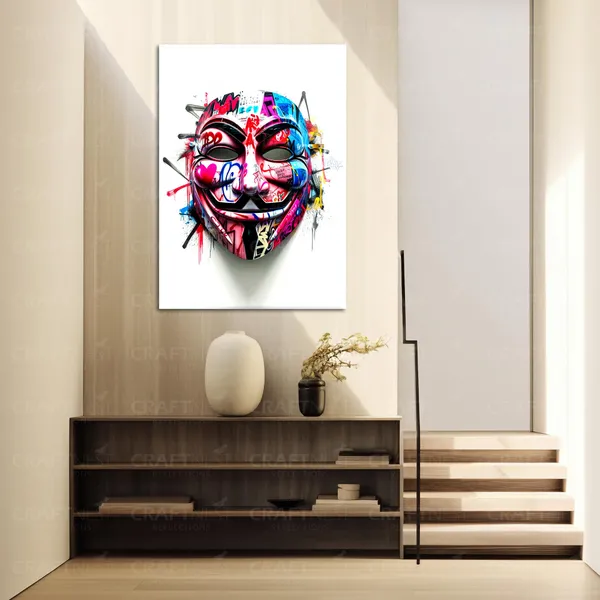 Craftnest_Reflections_Aesthetic_Look_Wall_Decor_60X50_Cm_Frame_-_Pop_Art_Engineered_Wood_Base_Canvas_Print_|_20X24_In_Trendy_Painting_For_Wall_Decoration_|_Premium_Art_For_Home,_Room,_Gaming_Room