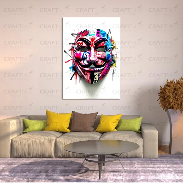 Craftnest_Reflections_Aesthetic_Look_Wall_Decor_60X50_Cm_Frame_-_Pop_Art_Engineered_Wood_Base_Canvas_Print_|_20X24_In_Trendy_Painting_For_Wall_Decoration_|_Premium_Art_For_Home,_Room,_Gaming_Room