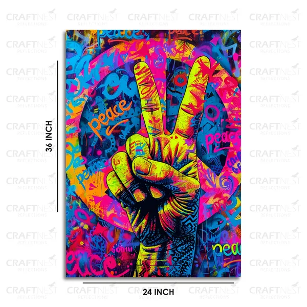 Craftnest_Reflections_Aesthetic_Look_Wall_Decor_91X60_Cm_Frame_-_Pop_Art_Engineered_Wood_Base_Canvas_Print_|_24X36_In_Trendy_Painting_For_Wall_Decoration_|_Premium_Art_For_Home,_Room,_Gaming_Room