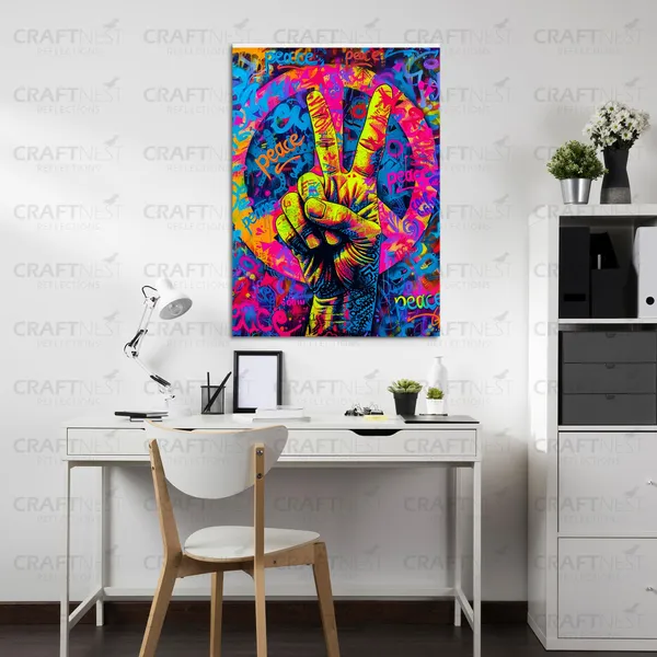 Craftnest_Reflections_Aesthetic_Look_Wall_Decor_91X60_Cm_Frame_-_Pop_Art_Engineered_Wood_Base_Canvas_Print_|_24X36_In_Trendy_Painting_For_Wall_Decoration_|_Premium_Art_For_Home,_Room,_Gaming_Room