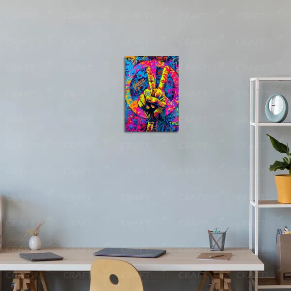 Craftnest_Reflections_Aesthetic_Look_Wall_Decor_30X20_Cm_Frame_-_Pop_Art_Engineered_Wood_Base_Canvas_Print_|_A4_Size_Trendy_Painting_For_Wall_Decoration_|_Premium_Art_For_Home,_Room,_Gaming_Room