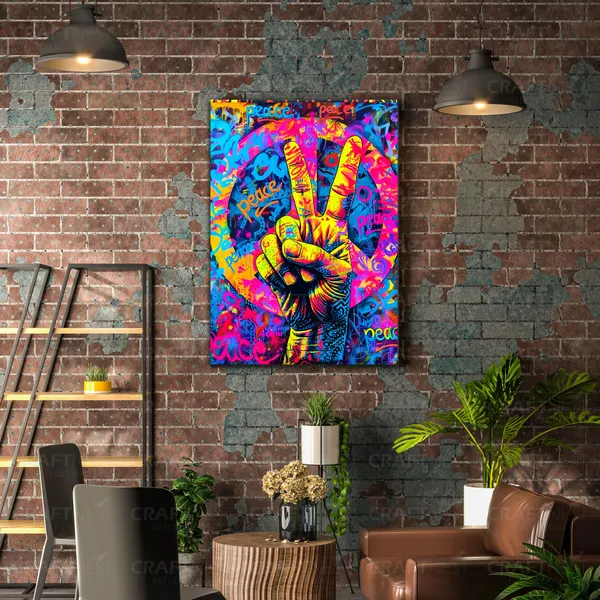 Craftnest_Reflections_Aesthetic_Look_Wall_Decor_42X30_Cm_Frame_-_Pop_Art_Engineered_Wood_Base_Canvas_Print_|_A3_Size_Trendy_Painting_For_Wall_Decoration_|_Premium_Art_For_Home,_Room,_Gaming_Room