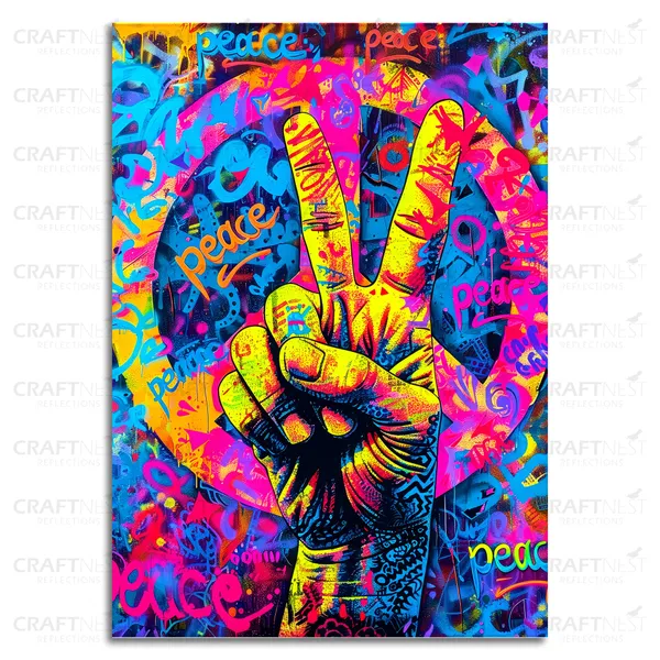Craftnest_Reflections_Aesthetic_Look_Wall_Decor_42X30_Cm_Frame_-_Pop_Art_Engineered_Wood_Base_Canvas_Print_|_A3_Size_Trendy_Painting_For_Wall_Decoration_|_Premium_Art_For_Home,_Room,_Gaming_Room