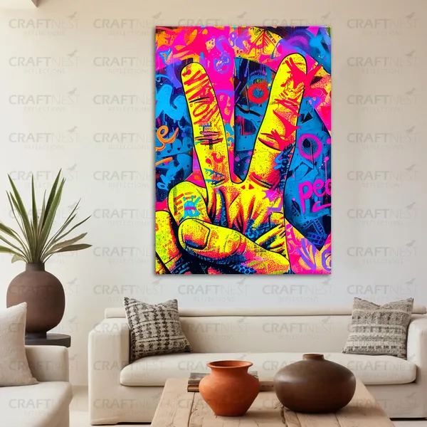 Craftnest_Reflections_Aesthetic_Look_Wall_Decor_60X50_Cm_Frame_-_Pop_Art_Engineered_Wood_Base_Canvas_Print_|_20X24_In_Trendy_Painting_For_Wall_Decoration_|_Premium_Art_For_Home,_Room,_Gaming_Room
