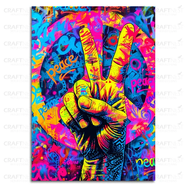 Craftnest_Reflections_Aesthetic_Look_Wall_Decor_60X50_Cm_Frame_-_Pop_Art_Engineered_Wood_Base_Canvas_Print_|_20X24_In_Trendy_Painting_For_Wall_Decoration_|_Premium_Art_For_Home,_Room,_Gaming_Room