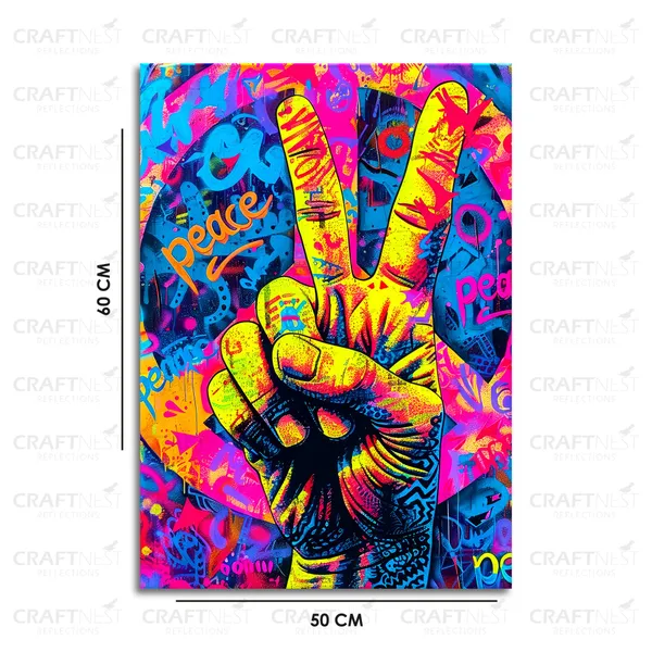 Craftnest_Reflections_Aesthetic_Look_Wall_Decor_60X50_Cm_Frame_-_Pop_Art_Engineered_Wood_Base_Canvas_Print_|_20X24_In_Trendy_Painting_For_Wall_Decoration_|_Premium_Art_For_Home,_Room,_Gaming_Room