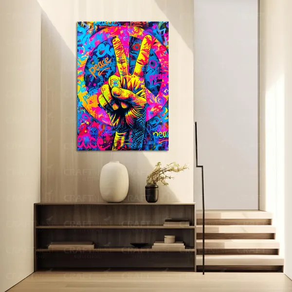 Craftnest_Reflections_Aesthetic_Look_Wall_Decor_60X50_Cm_Frame_-_Pop_Art_Engineered_Wood_Base_Canvas_Print_|_20X24_In_Trendy_Painting_For_Wall_Decoration_|_Premium_Art_For_Home,_Room,_Gaming_Room