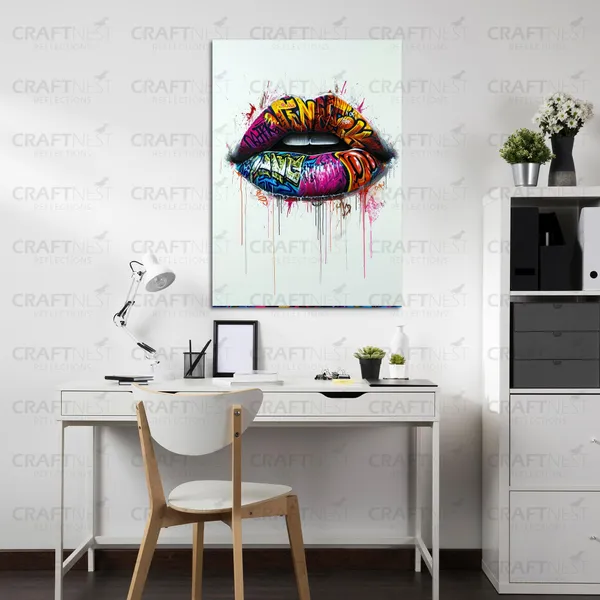 Craftnest_Reflections_Aesthetic_Look_Wall_Decor_91X60_Cm_Frame_-_Pop_Art_Engineered_Wood_Base_Canvas_Print_|_24X36_In_Trendy_Painting_For_Wall_Decoration_|_Premium_Art_For_Home,_Room,_Gaming_Room